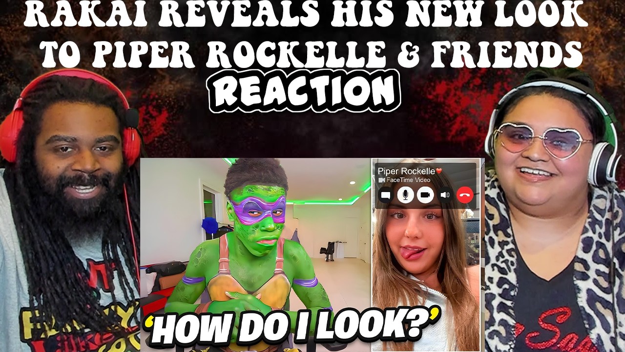 Rakai Reveals His New Look To Piper Rockelle & Friends | REACTION