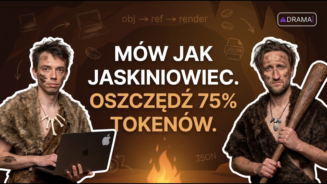 Output token drogi. M&oacute;wić mniej. Koszty ciąć o 75%.