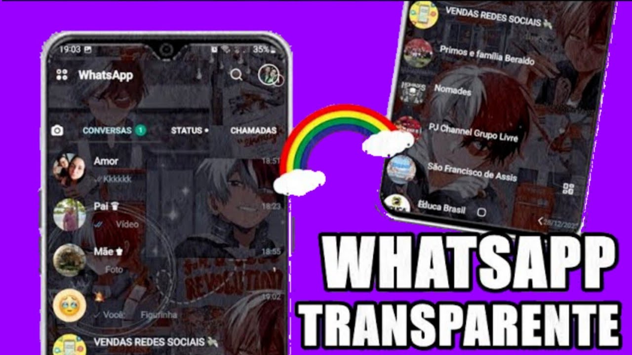 ⚡WHATSAPP TRANSPARENTE ATUALIZADO (ANTIBAN 2023)