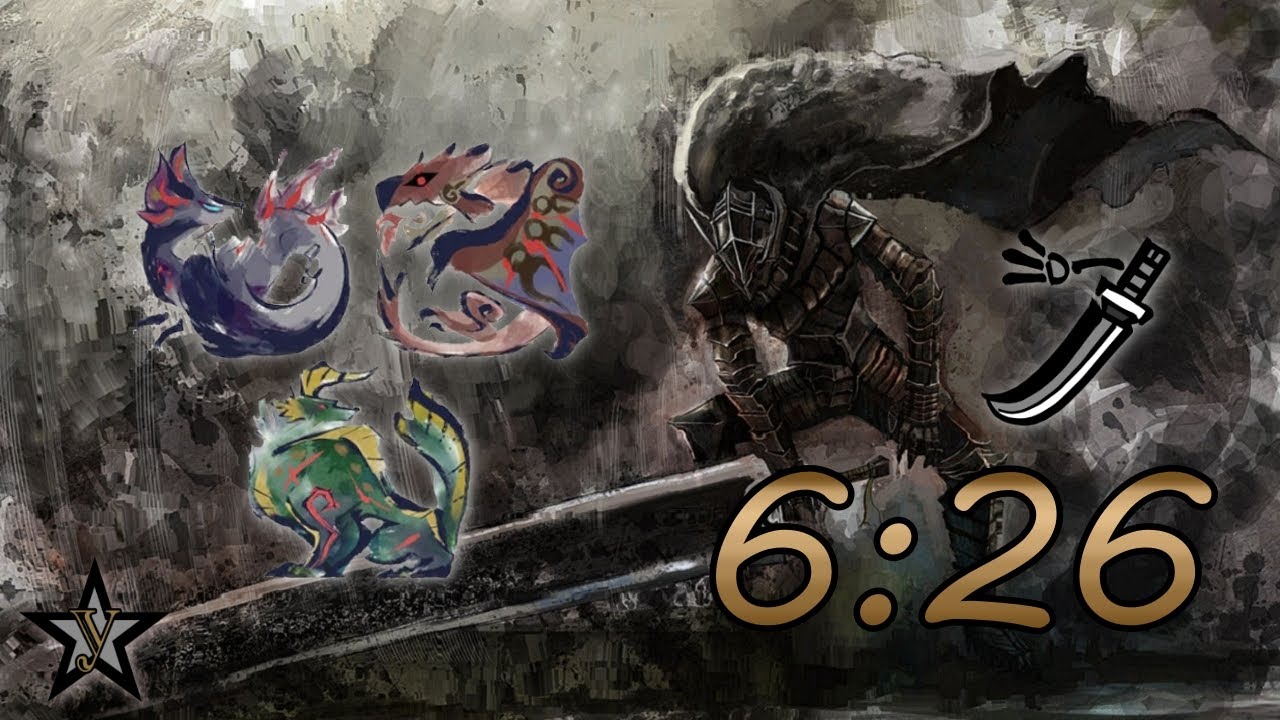 【MHRise】ヌシの名を戴くもの 6:26 太刀 ソロ/Those Crowned Apex LS Solo/ライズ/猫火事場