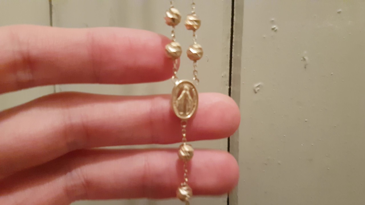 6000&euro; Design Rosenkranz aus Gold