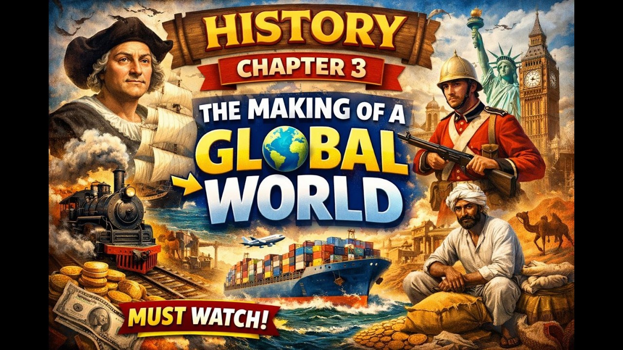 CLASS 10  BOARD 2026 HISTORY CH -3 THE MAKING OF A  GLOBAL WORLD   ( SST ) | NCERT Based |