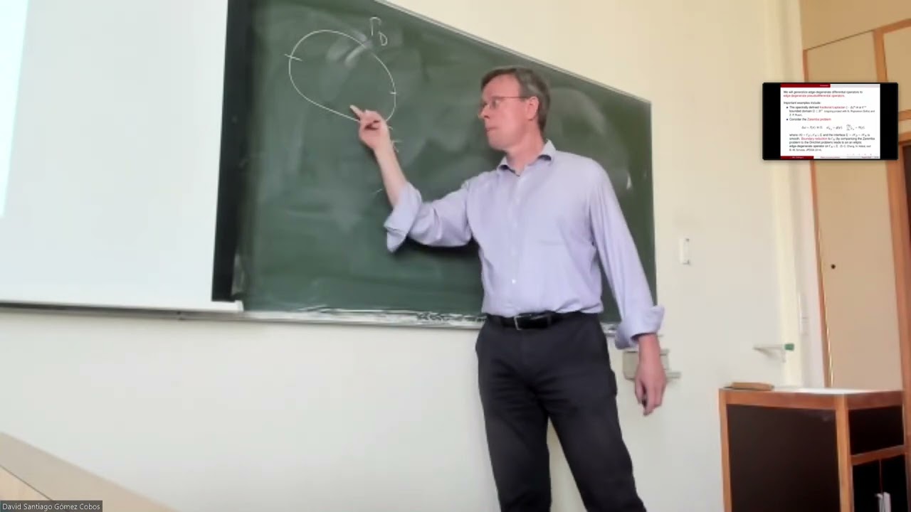 Elliptic boundary problems for edge-degenerate pseudodifferential operators (Talk 1)