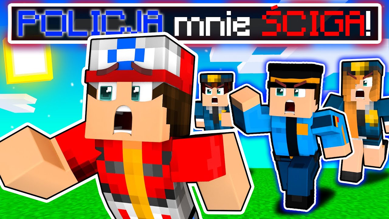 POLICJA mnie ŚCIGA! Czy PÓJDĘ do WIĘZIENIA w Minecraft