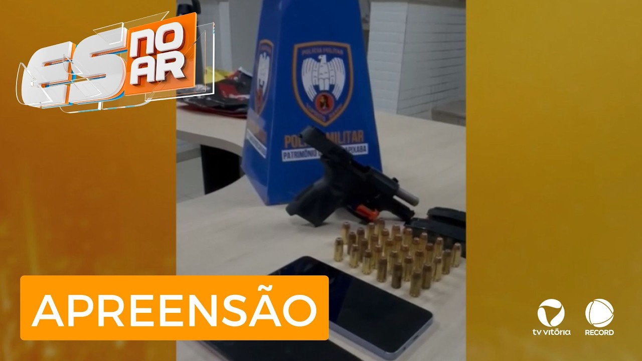 Líder do tráfico é detido, suspeito estava com arma de uso restrito