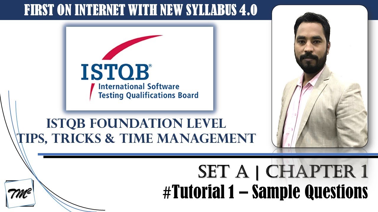 ISTQB Foundation Level Sample Questions | SET A | Tutorial 1 | Chapter 1 | ISTQB Mock Questions