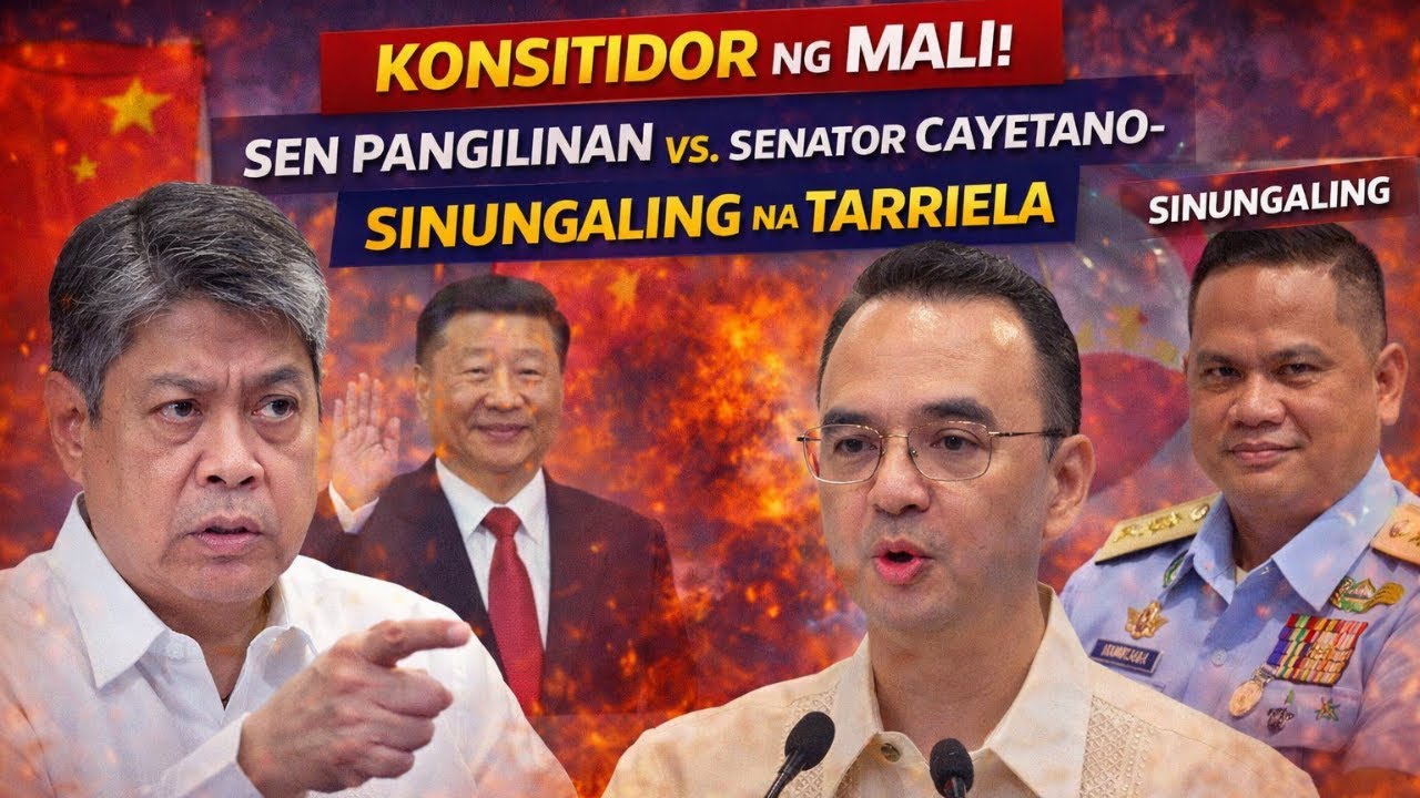 KONSITIDOR NG MALI! SEN PANGILINAN VS. SENATOR CAYETANO- SINUNGALING NA TARRIELA