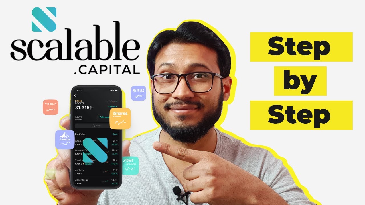 Scalable Capital Broker in English - Step by step to open Scalable Capital Depot Account