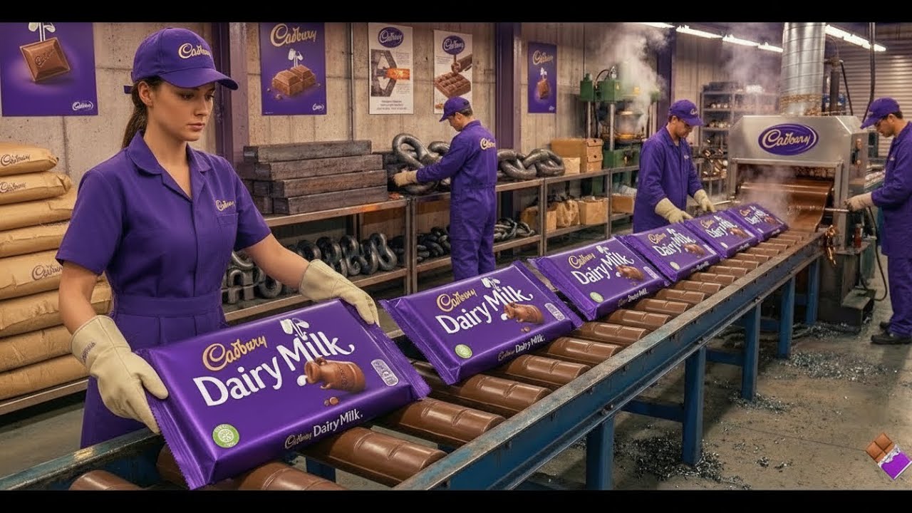 Inside The Cadbury Dairy Milk Factory: From Cocoa To Chocolate (The Entire Process)