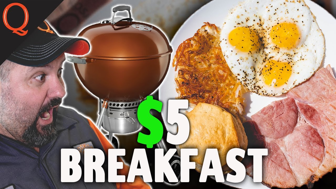 Ham & Eggs | $5 Breakfast On A Weber Kettle