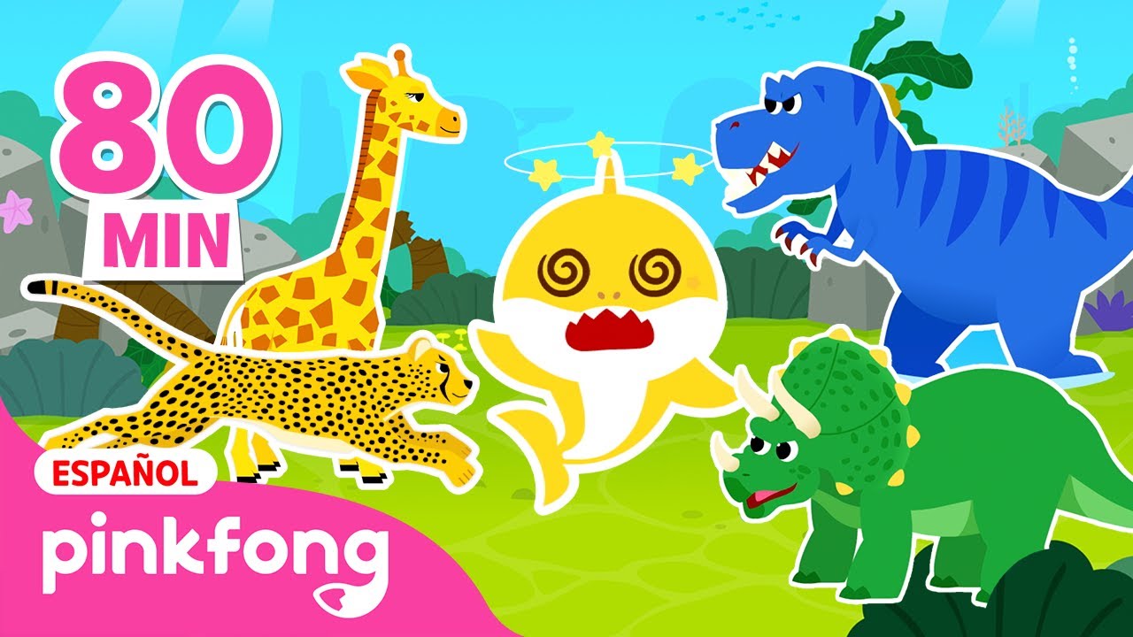 🦒Los Animales y Dinosaurios🦖 | Videos para Niños | +Recopilación | Pinkfong en español