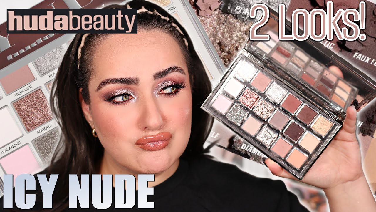 HUDA’S LAST 18 PAN PALETTE COULD HAVE BEEN A QUINT 😬… ICY NUDE EYESHADOW PALETTE REVIEW!
