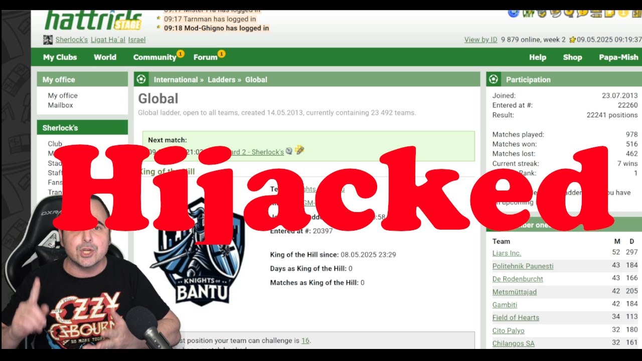 Global ladder Hijack