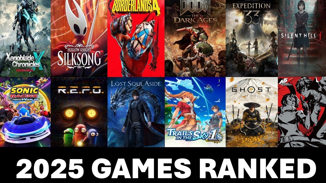 All Games I Played in 2025 RANKED
