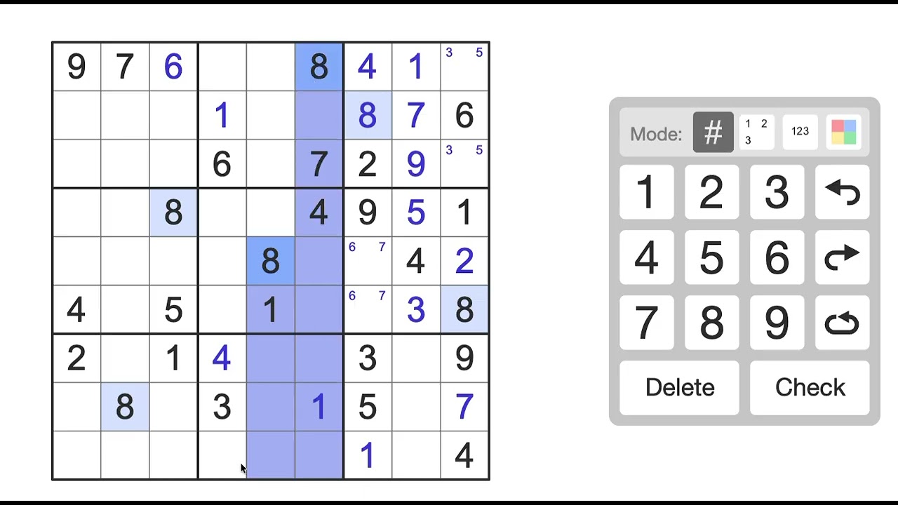 New York Times Sudoku Hard Solution for March 9, 2026: Walkthrough