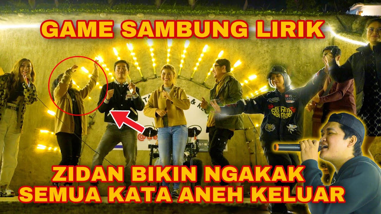 GAME SAMBUNG LIRIK!! ZIDAN BIKIN NGAKAK