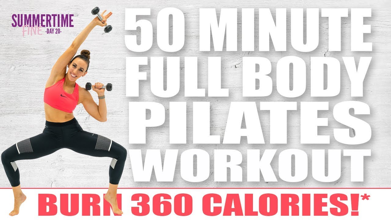 50 Minute FULL BODY PILATES SCULPT Workout 🔥Burn 360 Calories!*🔥 Sydney Cummings