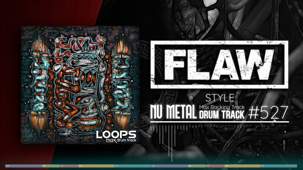 Nu Metal Drum Track / Flaw Style / 95 bpm