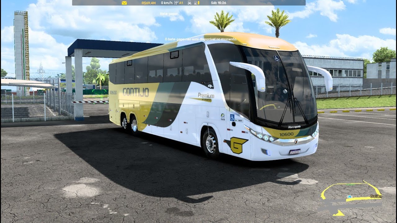 EURO TRUKC 2 VIAÇÃO GONTIJO  MAPA RBR