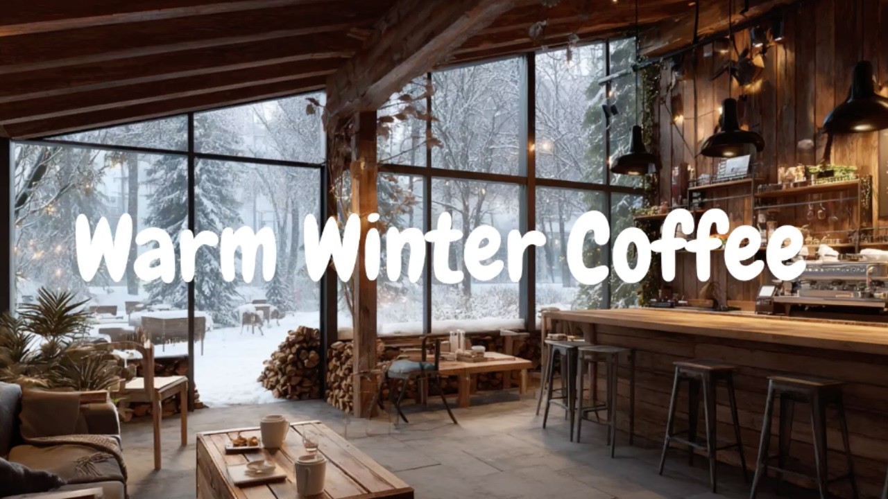 Warm Winter Coffee ☕ ❄️ Chill Lofi, Indie Folk, Acoustic mix to relax to on a  cosy winter morning