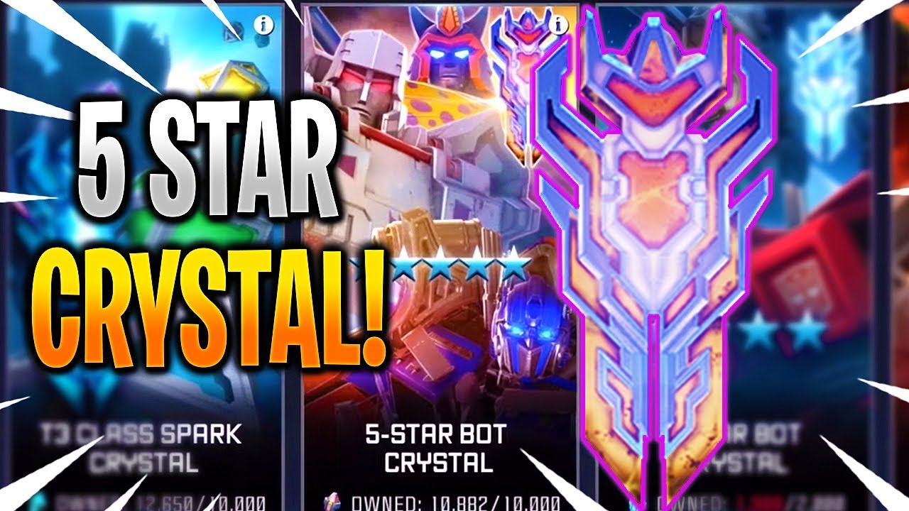 AMAZING 5 Star Bot Crystal Opening! - Transformers: Forged To Fight