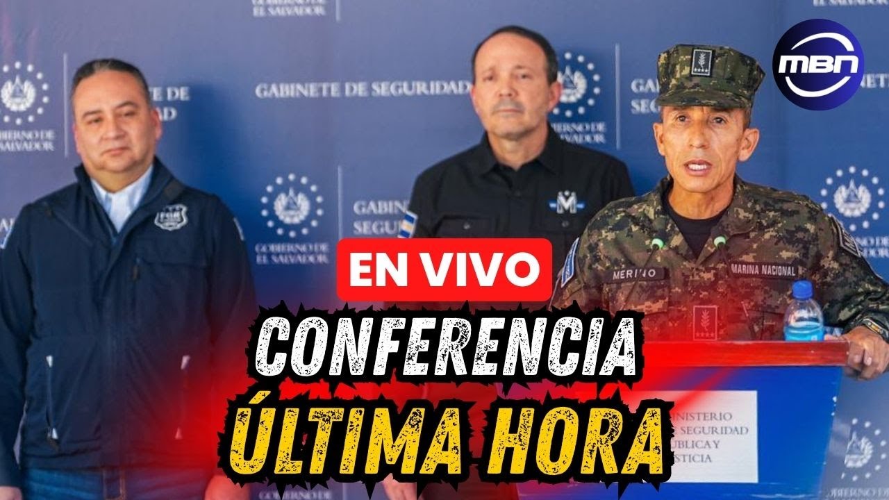#EnVivo Conferencia de Prensa de Última Hora del Gabinete del Presidente Nayib Bukele