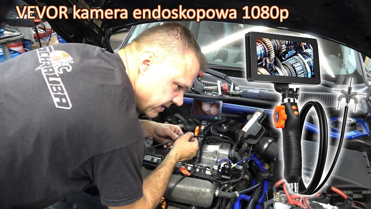 👉 Test i recenzja: VEVOR kamera endoskopowa 1080p HD | Kamera inspekcyjna z ekranem 5”
