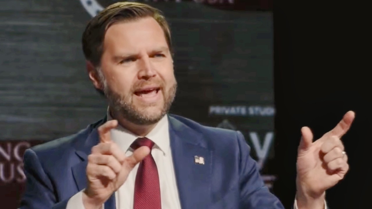 JD Vance Heckled While Self Righteously Lecturing The Pope On Theology