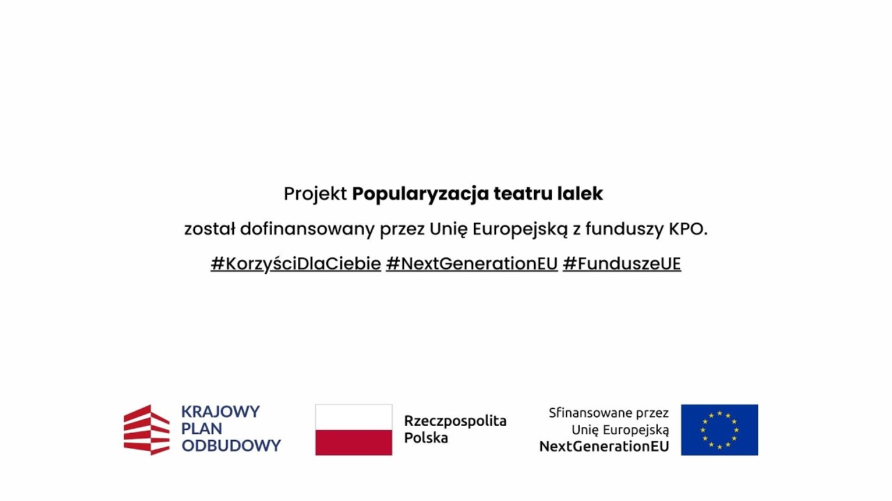 Popularyzacja teatru lalek - zapowiedź emisji spektaklu w TVP3 Szczecin