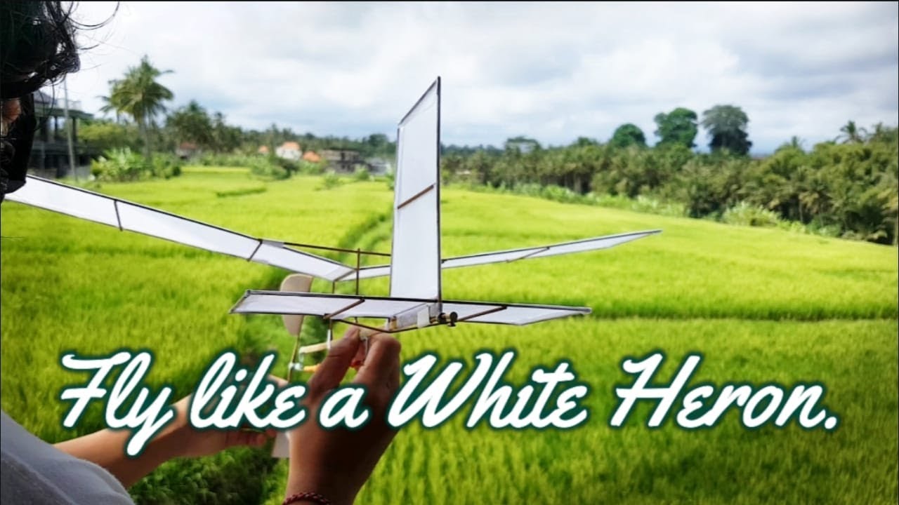 Cara Bikin Pesawat Tenaga Karet Dengan Bambu. / How to make a rubber plane from makeshift tools?