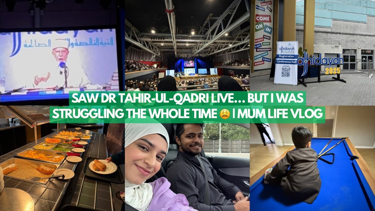 WEEKEND VLOG | Religious Event in Warwick with Dr Tahir-ul-Qadri | Al-hidayah 2025  ✨