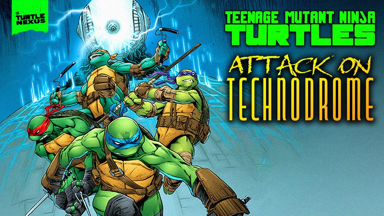 Shredder vs Krang! (Attack on Technodrome) - TMNT comics