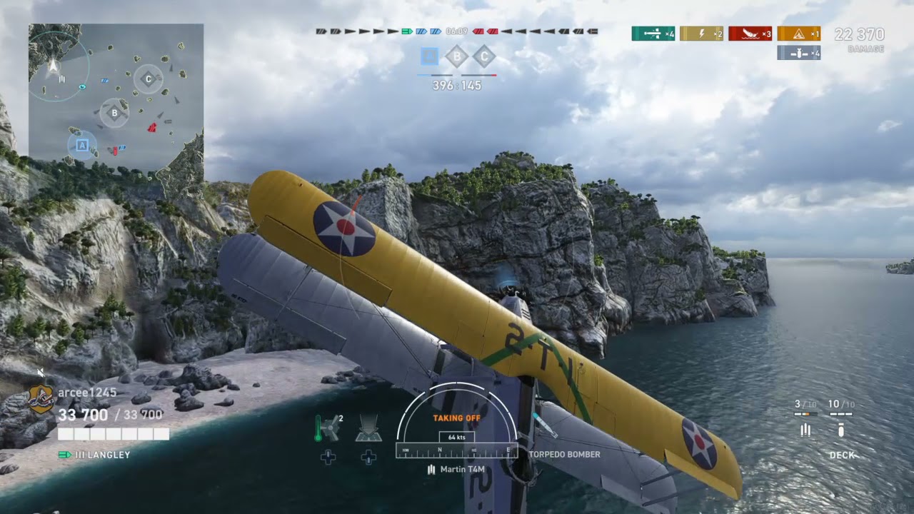 World of Warships: Legends, with an Aircraft Carrier: T3 Langley