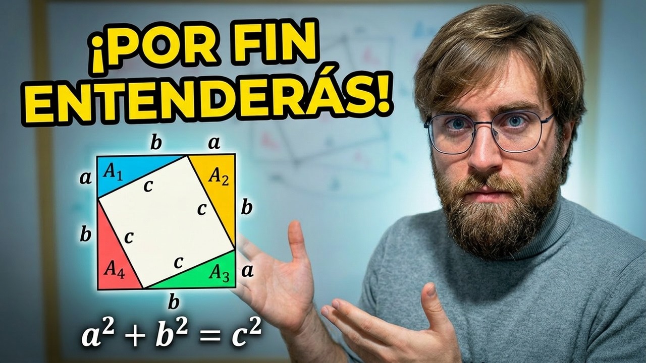 Esta es la Mejor Demostración del TEOREMA de PITÁGORAS que verás