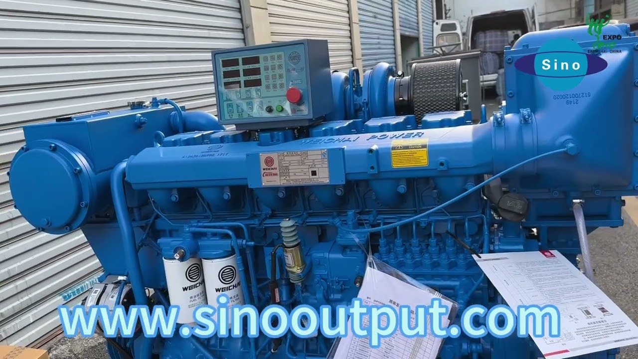 Sinooutput marine engine 500hp/1800rpm