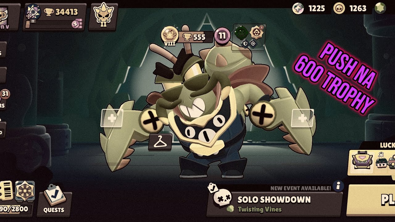 Push na 600 trophy novej skin 😱😱😱😱😱