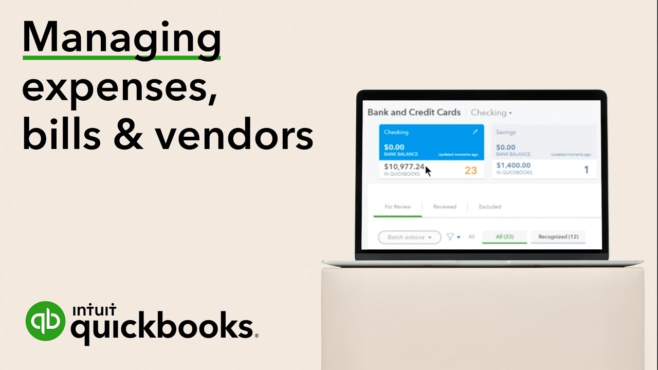Tracking Spending: Manage Your Expenses, Bills, & Vendors | QuickBooks Training Webinars 2019