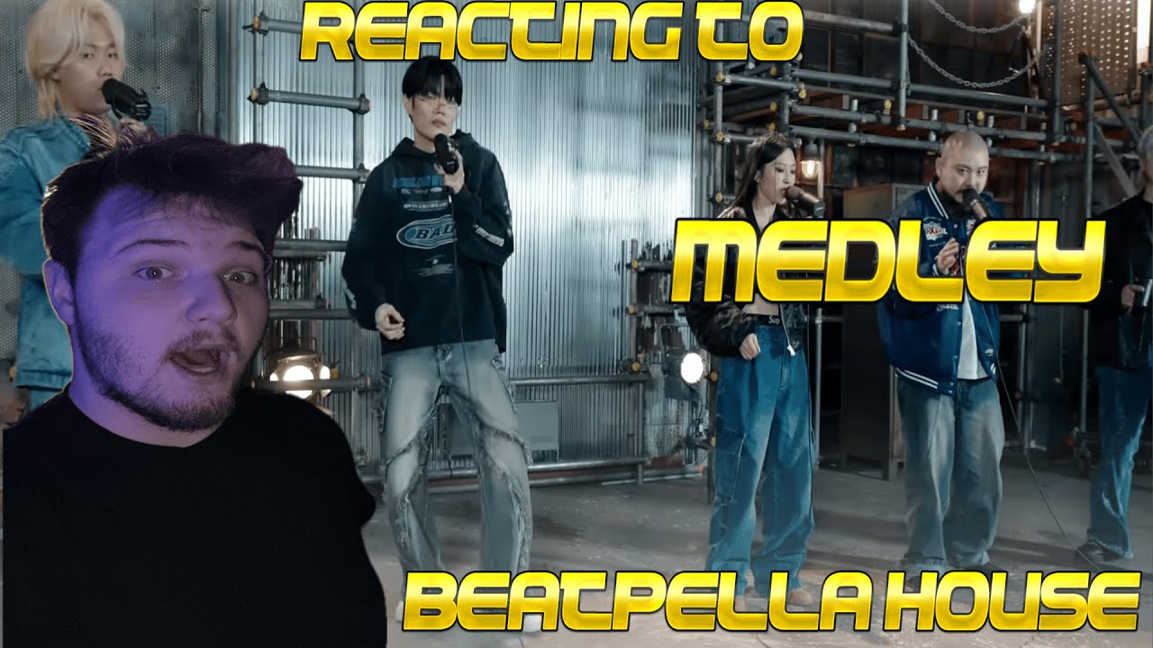 Reacting to BEATPELLA HOUSE - HIPHOP MEDLEY (BEATBOX)
