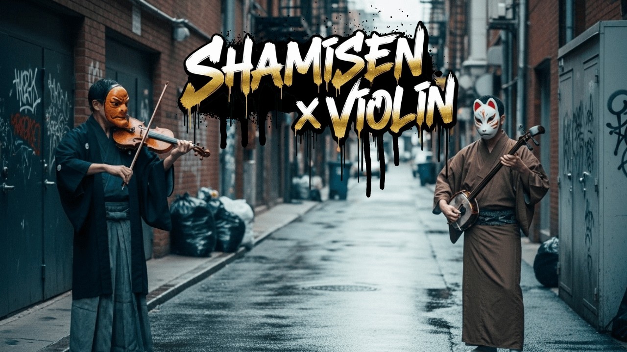 Japanese String Fusion | Violin & Shamisen Instrumental Beats