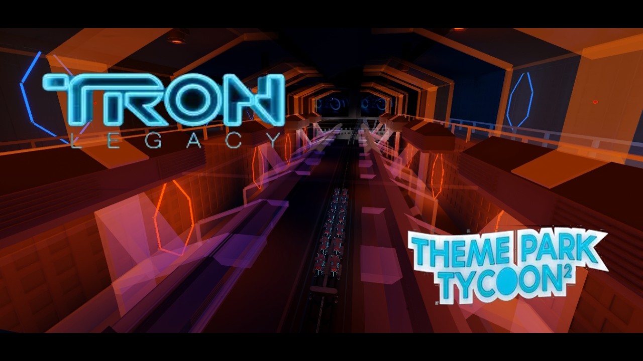 INSANE TRON Recreation In Theme Park Tycoon 2!
