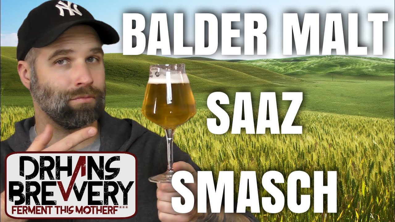 Balder Saaz SMASH  Lager Pilsner - all grain beer recipe grain to glass
