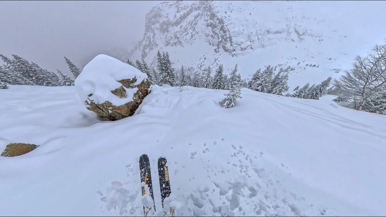 Les 3 Vallées, France, Report: Dumping Snow, Powder, Pillows, and No One Out...