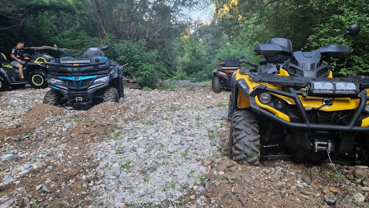 Can-Am / CFMOTO / AODES Big Tree On Our Trail | Extreme ATV Trail Ride Adventure 4x4 Offroad