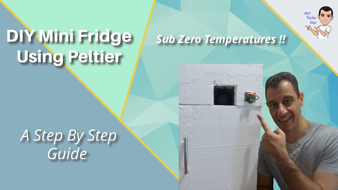 DIY Mini Fridge Using Peltier Modules | Building and Testing Step by Step Guide