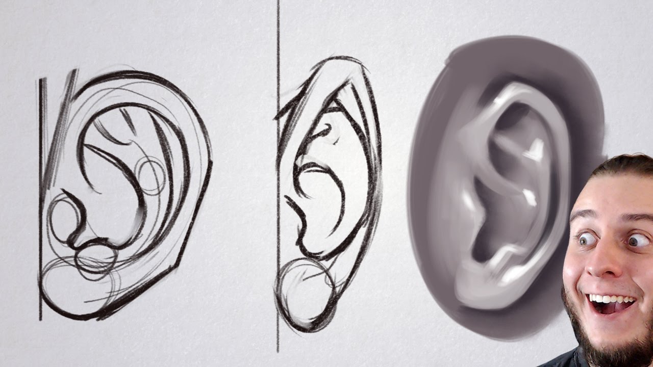 Como desenhar ORELHAS - SKETCHTIME #7
