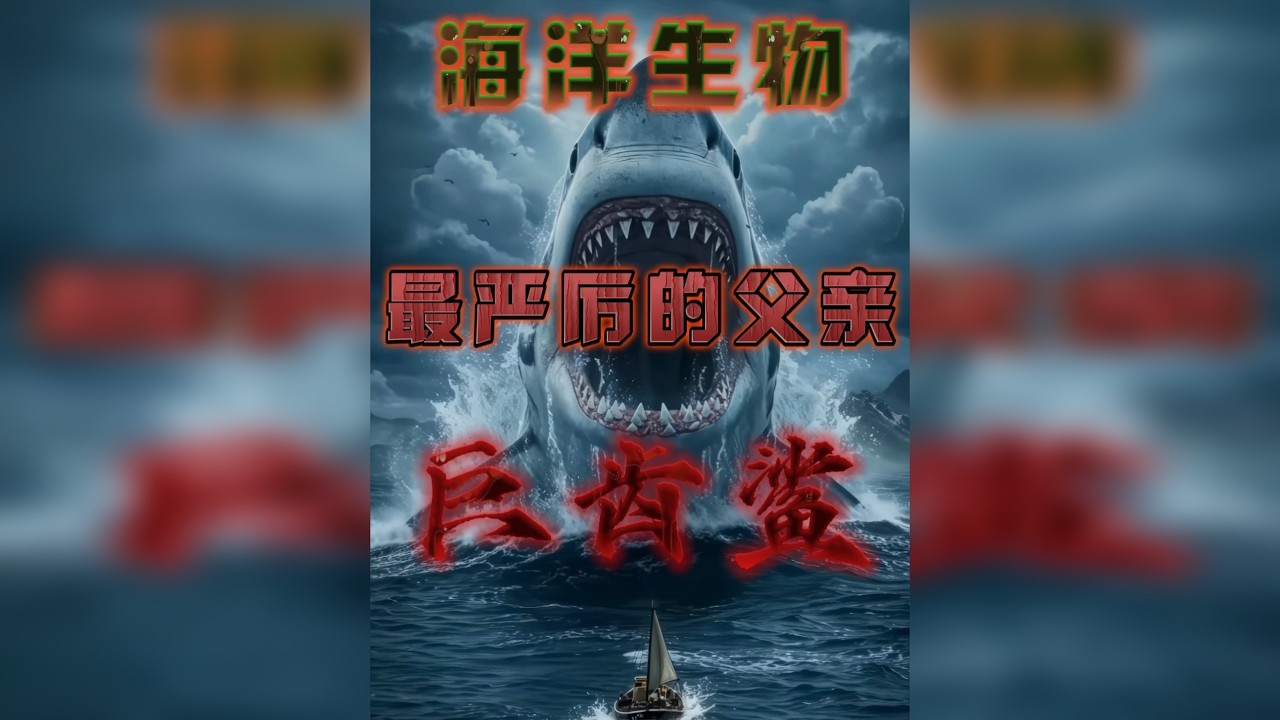 巨齿鲨一度被认为是大白鲨最严厉的父亲，最后却发现不是亲生的！