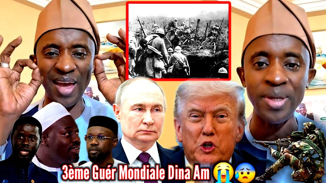 😱 kawtéf: 3ème guér Mondiale...poutine donald trump et  macron Té Ousmane Sonko Ak Diomaye 😱😱😱😱
