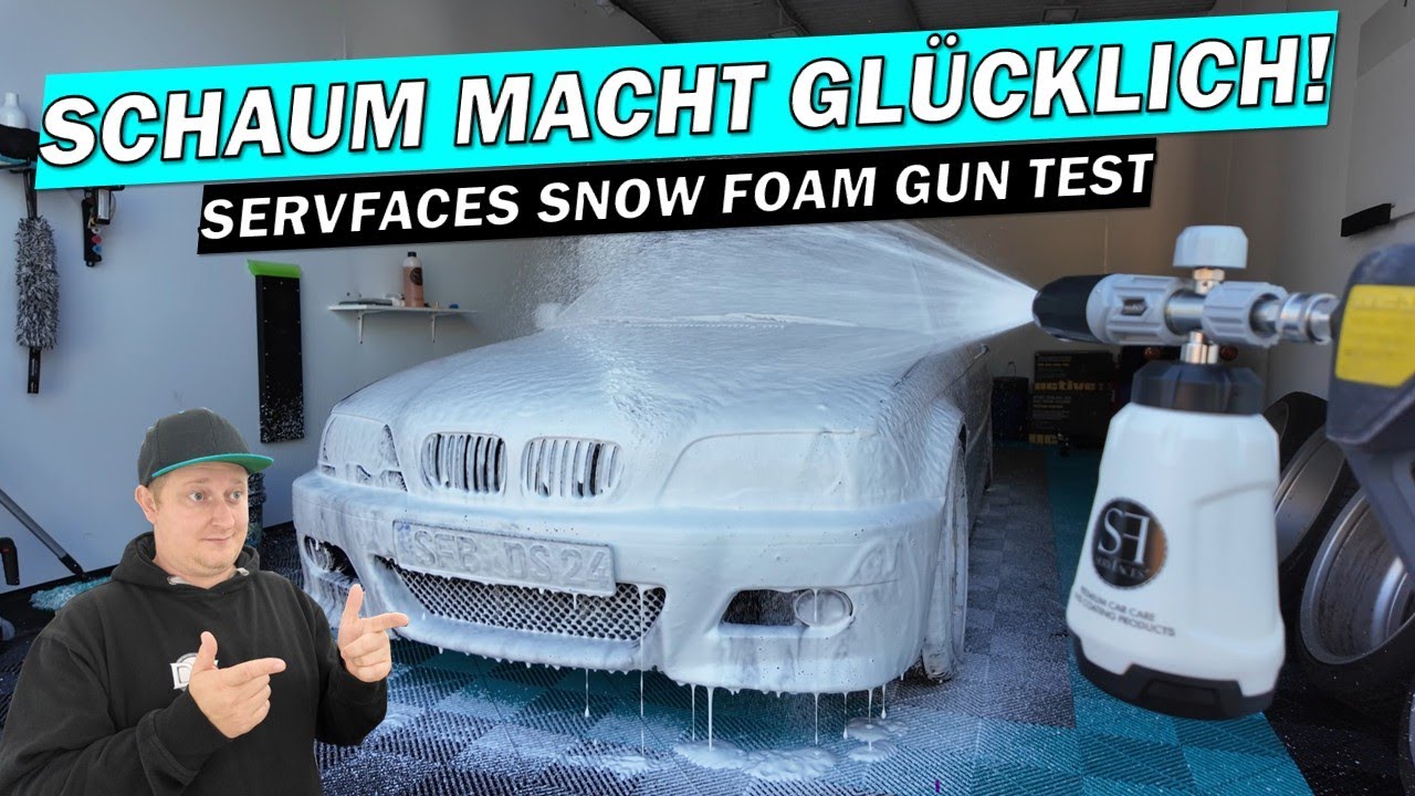 Hand aufs Herz &ndash; SCHAUM LIEBEN WIR ALLE! 💦🔥 servFaces Snow Foam Gun im Test! Unboxing + Anwendung