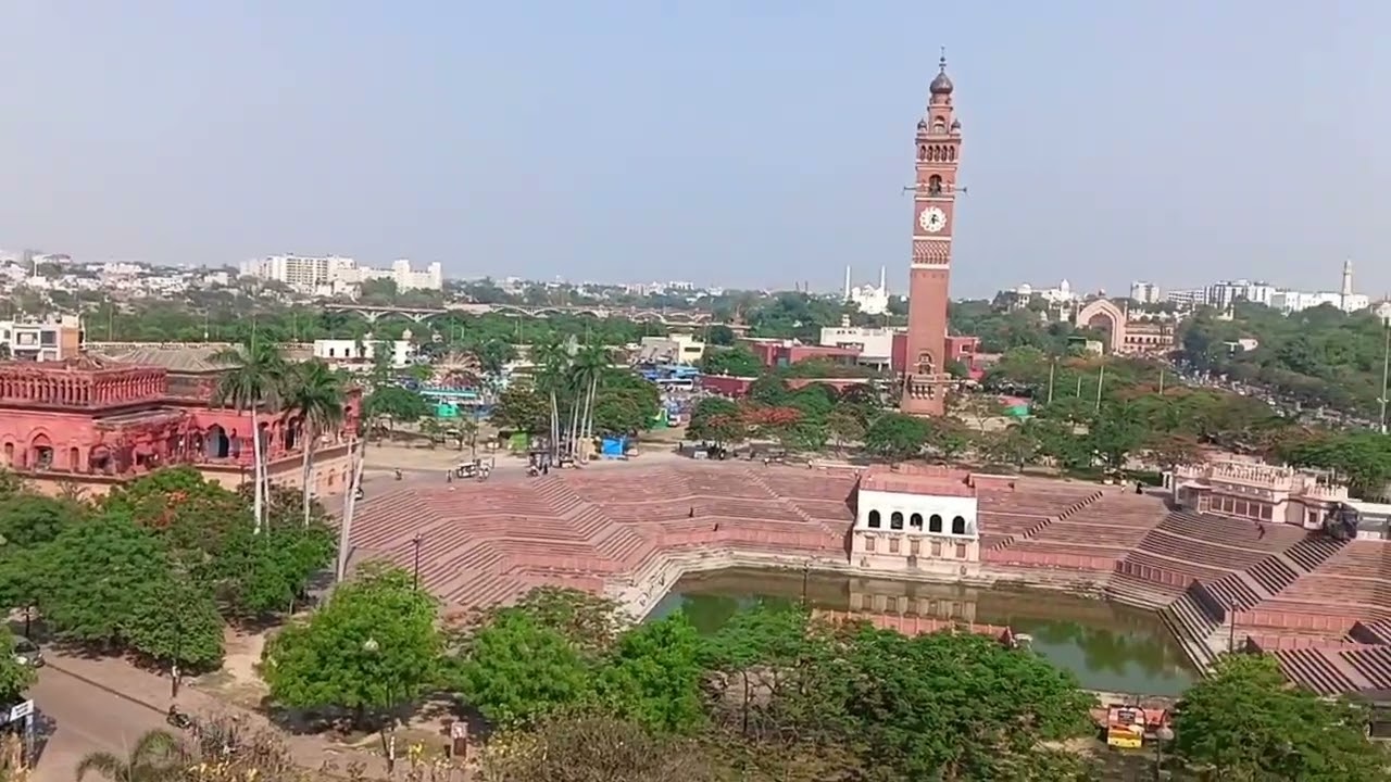 Beautiful View ❤️ Old Lucknow, Capital of Uttar Pradesh, India 