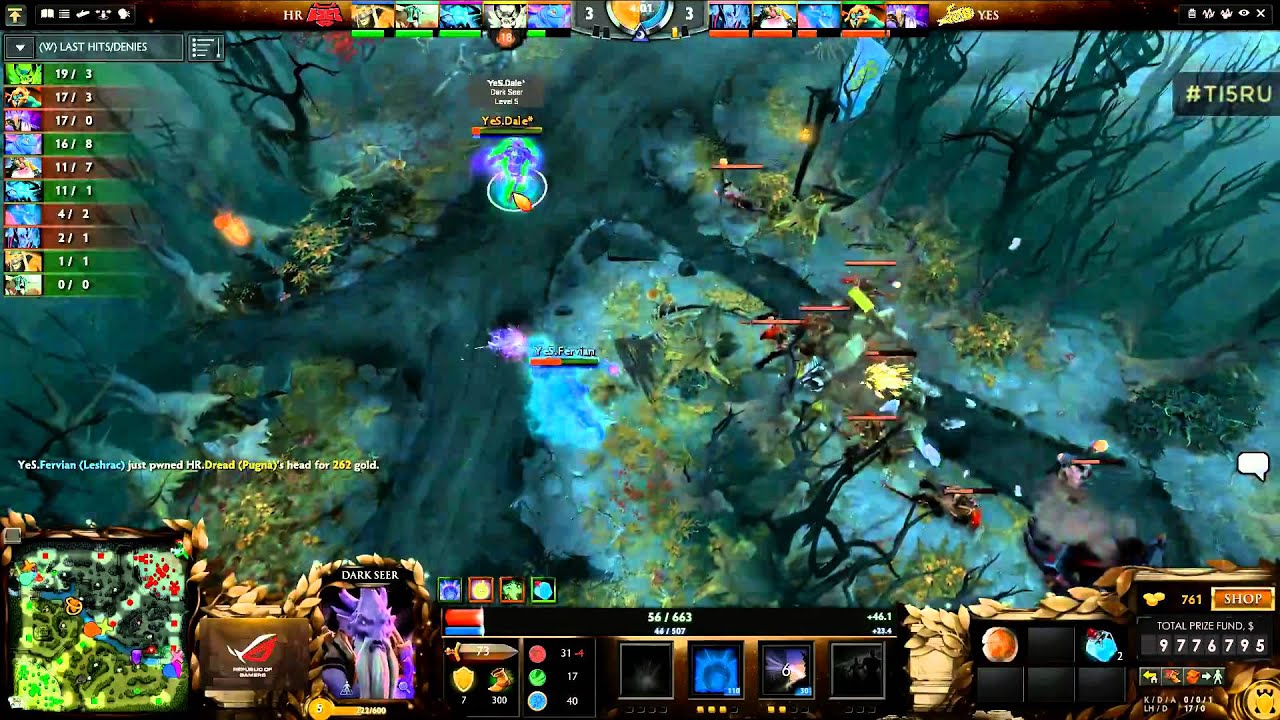YES vs HR, The International 5 EU Qualifiers 2 game